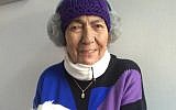Rivkah Jamil, 89, died on July 7, 2019 from injuries suffered while running to a bomb shelter in southern Israel in May during an onslaught of rocket fire from the Gaza Strip. (Courtesy)