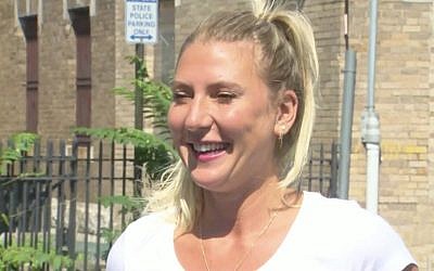 Aia Polansky speaks with local news in an interview published July 24, 2019. (YouTube screenshot)