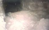 Inside a cross-border tunnel from the Gaza Strip into Israel uncovered by the IDF, on July 8, 2019. (Israel Defense Forces)