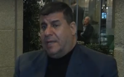 Jordanian MP Yahya al-Saud (Screen capture: Facebook)