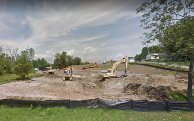 Construction work at the The Greens at Chester development in Chester, New York, August 2018. (Google Maps)