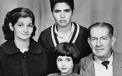 Lucette Lagnado, then 6, and her family pose for a family portrait on the eve of their exodus from Egypt in the 1960s (Lucettelagnado.com)