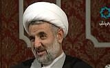 Mojtaba Zolnour, chairman of Iranian Parliament's National Security and Foreign Policy Committee. (YouTube screenshot)