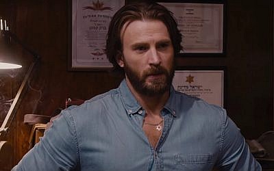 Chris Evans in a screenshot from 'The Red Sea Diving Resort.' (Netflix)