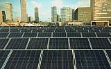 Electricity-generating solar panels. (Danny Shechtman)