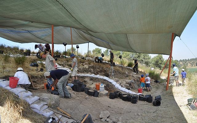Khirbet a-Ra'i, which archaeologists have identified as biblical Ziklag. (Excavation expedition to Khirbet a-Ra‘i)