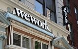 A WeWork office in New York City, July 19, 2019. (TIMOTHY A. CLARY/AFP)