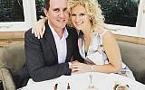 Jonathan Goldstein with his wife Hannah Goldstein (Family Handout/PA Wire via the Jewish News)