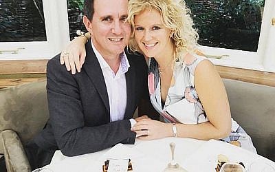 Jonathan Goldstein with his wife Hannah Goldstein (Family Handout/PA Wire via the Jewish News)
