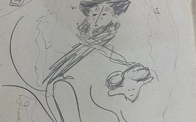 Drawings by Franz Kafka from the literary estate of Max Brod, (National Library of Israel)