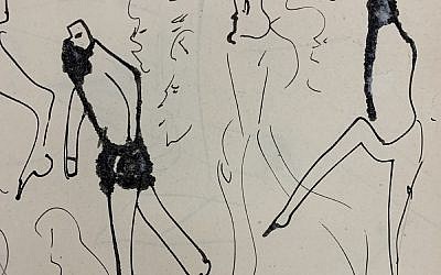 Drawings by Franz Kafka from the literary estate of Max Brod, (National Library of Israel)
