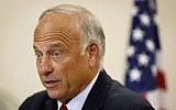 US Rep. Steve King, Republican of Iowa, during a town hall meeting, August 13, 2019 (AP Photo/Charlie Neibergall)