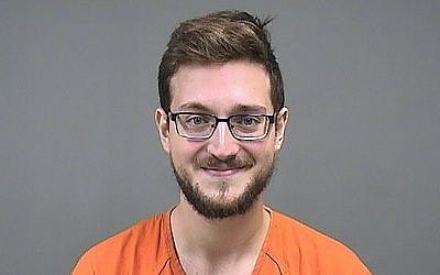 This undated photo provided by the Mahoning County Sheriff's Office shows James Reardon Jr. Police say Reardon, accused of making what they believe was a threat to a Jewish center in Ohio on Instagram, was arrested August 17, 2019, on telecommunications harassment and aggravated menacing charges. (Mahoning County Sheriff's Office via AP)