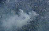 Fire consumes an area near Jaci Parana, state of Rondonia, Brazil, August 24, 2019. (Eraldo Peres/AP)