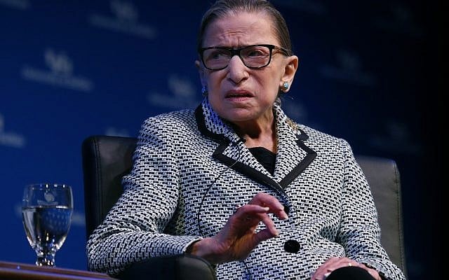 Supreme Court Associate Justice Ruth Bader Ginsburg speaks about her work and gender equality following a ceremony where she received a SUNY Honorary Degree from the University at Buffalo, Monday, Aug. 26, 2019, in Buffalo N.Y. (AP Photo/Jeffrey T. Barnes) Supreme Court Associate Justice Ruth Bader Ginsburg speaks about her work and gender equality following a ceremony where she received a SUNY Honorary Degree from the University at Buffalo, Monday, Aug. 26, 2019, in Buffalo N.Y. (AP Photo/Jeffrey T. Barnes)