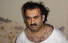 This March 1, 2003, file photo obtained by the Associated Press shows Khalid Sheikh Mohammed, the alleged Sept. 11 mastermind, shortly after his capture during a raid in Pakistan. (AP Photo)