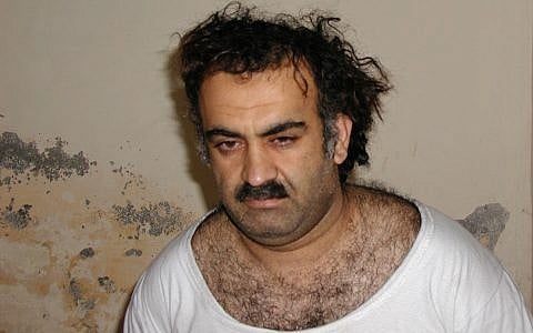 This March 1, 2003, file photo obtained by the Associated Press shows Khalid Sheikh Mohammed, the alleged Sept. 11 mastermind, shortly after his capture during a raid in Pakistan. (AP Photo)