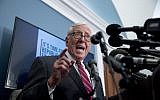 House Majority Leader Steny Hoyer of Md., speaks at a news conference calling for Senate action on H.R. 8 - Bipartisan Background Checks Act of 2019 on Capitol Hill in Washington, Tuesday, Aug. 13, 2019. (AP Photo/Andrew Harnik)