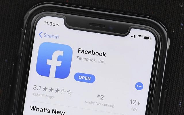 In this July 30, 2019, file photo, social media application Facebook is displayed on Apple's App Store (Illustration: AP/Amr Alfiky) In this July 30, 2019, file photo, social media application Facebook is displayed on Apple's App Store (Illustration: AP/Amr Alfiky)