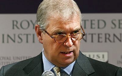 In a statement released on August 24, 2019, Britain's Prince Andrew denied any knowledge of criminal behavior by one-time friend Jeffrey Epstein, who killed himself in a New York jail while awaiting trial on sex trafficking charges. (AP Photo/Koji Sasahara, File)