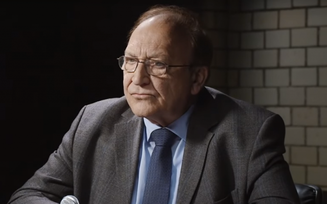 Former German diplomat Bernd Erbel is interviewed on the YouTube channel of Ken Jebsen in July 2019. (Screen capture: YouTube) Former German diplomat Bernd Erbel is interviewed on the YouTube channel of Ken Jebsen in July 2019. (Screen capture: YouTube)