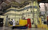 Inside view of Israel's Soreq nuclear reactor in 2011. (Yaakov Naumi/Flash90)