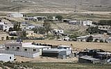 A view of the town of Lakiya on Tuesday, April 1, 2014. (Hadas Parush/Flash 90)
