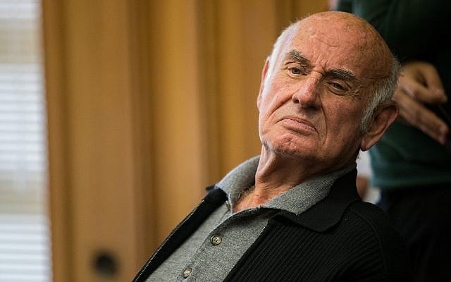 Then-Knesset member Yaakov Peri, a former head of the Shin Bet, at a meeting in the Knesset on January 15, 2018. (Yonatan Sindel/Flash90) Then-Knesset member Yaakov Peri, a former head of the Shin Bet, at a meeting in the Knesset on January 15, 2018. (Yonatan Sindel/Flash90)