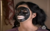 Comedian Sarah Silverman in a sketch on Comedy Central's "Sarah Silverman Program" in which she appeared in blackface. (Screen capture: YouTube)