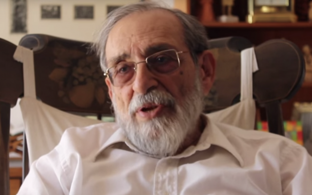 Rabbi Reuven Hammer. (YouTube screenshot) Rabbi Reuven Hammer. (YouTube screenshot)