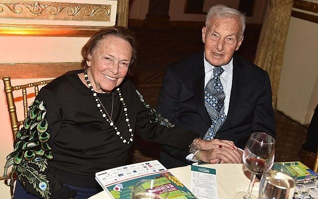 Ann and Kenneth Bialkin attend the American Friends of Rabin Medical Center 2018 Gala in New York City, November 19, 2018. (Patrick McMullan via Getty Images/JTA) Ann and Kenneth Bialkin attend the American Friends of Rabin Medical Center 2018 Gala in New York City, November 19, 2018. (Patrick McMullan via Getty Images/JTA)