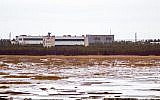A picture taken on November 9, 2011, shows buildings at a military base in the small town of Nyonoska in Arkhangelsk region of Russia. (AFP)