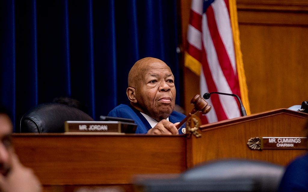 Chairman Rep. Elijah Cummings, D-Md., at a hearing on Capitol Hill in Washington, July 18, 2019. (AP Photo/Andrew Harnik) Chairman Rep. Elijah Cummings, D-Md., at a hearing on Capitol Hill in Washington, July 18, 2019. (AP Photo/Andrew Harnik)