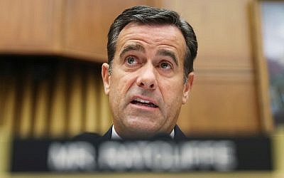 Rep. John Ratcliffe, R-Texas., questions former special counsel Robert Mueller as he testifies before the House Intelligence Committee hearing on his report on Russian election interference, on Capitol Hill in Washington, July 24, 2019 (AP Photo/Andrew Harnik, File)