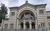 The Choral Synagogue in Vilnius, July 2019 (Raphael Ahren/TOI)