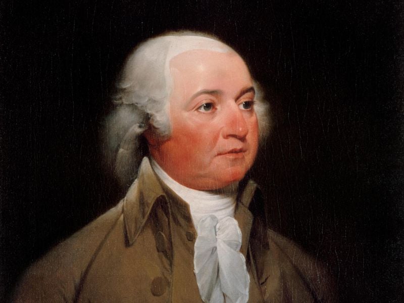 President John Adams as painted by John Trumbull, circa 1792 (public domain) President John Adams as painted by John Trumbull, circa 1792 (public domain)