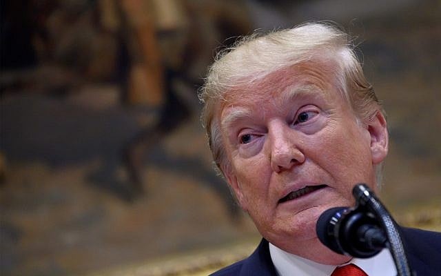 US President Donald Trump gives brief remarks on the Administration's actions to combat the opioid crisis and announced $1.8B in grants to states and cities to assist in their responses to this crisis during an event at the White House in Washington, DC, September 4, 2019. (JIM WATSON / AFP) US President Donald Trump gives brief remarks on the Administration's actions to combat the opioid crisis and announced $1.8B in grants to states and cities to assist in their responses to this crisis during an event at the White House in Washington, DC, September 4, 2019. (JIM WATSON / AFP)