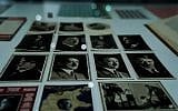 Adolf Hitler's postcards are displayed during the exhibition "Design of the Third Reich"  at the Design Museum Den Bosch in 's-Hertogenbosch, Netherlands, on September 17, 2019. (Photo by Kenzo TRIBOUILLARD / AFP)