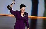 Alex Borstein accepts the Supporting Actress, Comedy award for 'The Marvelous Mrs. Maisel' onstage during the 71st Emmy Awards, at the Microsoft Theater in Los Angeles, on September 22, 2019. (Frederic J. BROWN/AFP)