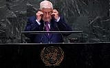 Syria's Foreign Minister Walid al-Moallem speaks at the 74th session of the United Nations General Assembly September 28, 2019, in New York. (Johannes EISELE / AFP)