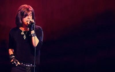 Joe Lynn Turner, former vocalist for Deep Purple, arrives in Israel for his 'Rock the Opera' shows on November 19, 2019 in Tel Aviv and November 20, 2019 in Haifa (Courtesy Live Nation Israel)