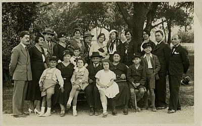 The Majer family from Belgrade, in a happy moment before the Second World War; 19 people in the photograph were murdered in the Holocaust (Courtesy Yad Vashem Photo Archive)
