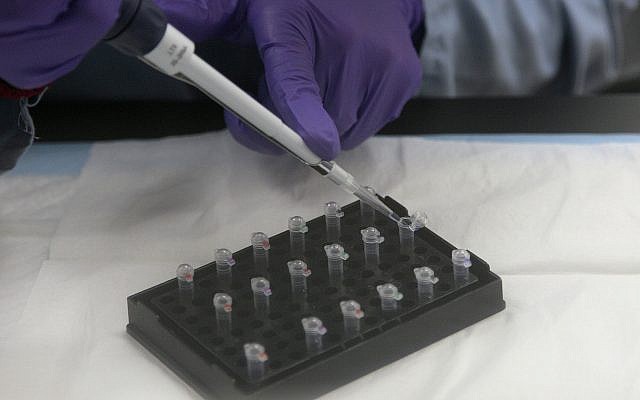Illustrative photo of mitochondrial DNA testing at the State of California Department of Justice Jan Bashinski DNA Laboratory in Richmond, California, February 17, 2012. (AP Photo/Jeff Chiu) Illustrative photo of mitochondrial DNA testing at the State of California Department of Justice Jan Bashinski DNA Laboratory in Richmond, California, February 17, 2012. (AP Photo/Jeff Chiu)