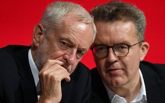 Labour party leader Jeremy Corbyn, (left), and deputy party leader Tom Watson (AP Photo/Alastair Grant) Labour party leader Jeremy Corbyn, (left), and deputy party leader Tom Watson (AP Photo/Alastair Grant)