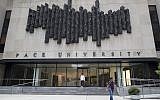 Pace University campus is seen Friday, May 17, 2019, in New York. (AP/Mary Altaffer)