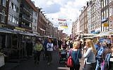 The Albert Cuyp Market in Amsterdam, where a Jewish father and son were stabbed in March 2019. (CC BY-SA 3.0, Michiel1972, Wikipedia)