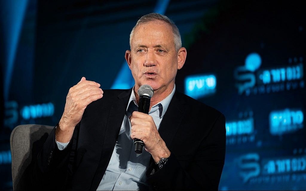 Blue and White party leader Benny Gantz. (Yonatan Sindel/Flash90) Blue and White party leader Benny Gantz. (Yonatan Sindel/Flash90)