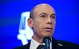State Comptroller Matanyahu Englman speaks at the annual justice conference on September 3, 2019. (Tomer Neuberg/Flash90)