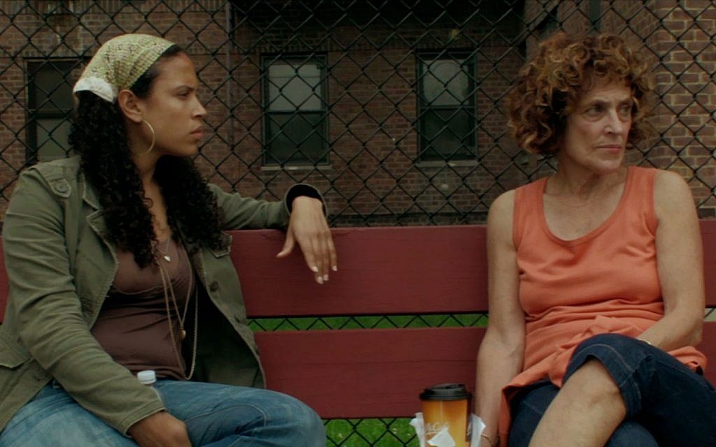 Lacey Schwartz Delgado with her mother Peggy Schwartz in a still from the documentary 'Little White Lie.' (James Adolphus/ Courtesy)