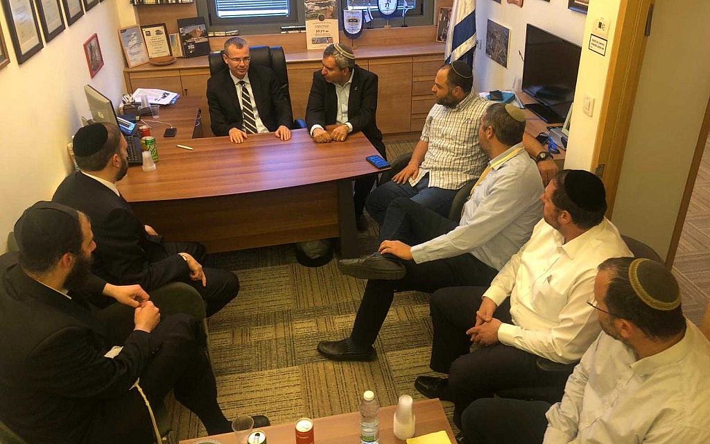 A handout photo released by Likud shows officials from the faction and other right wing and religious parties meeting on September 24, 2019. (Likud)